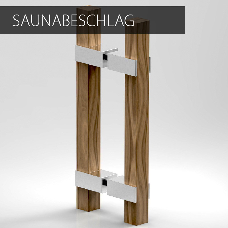 Saunagriff Holz Hemlock 8373 Pauli und Sohn